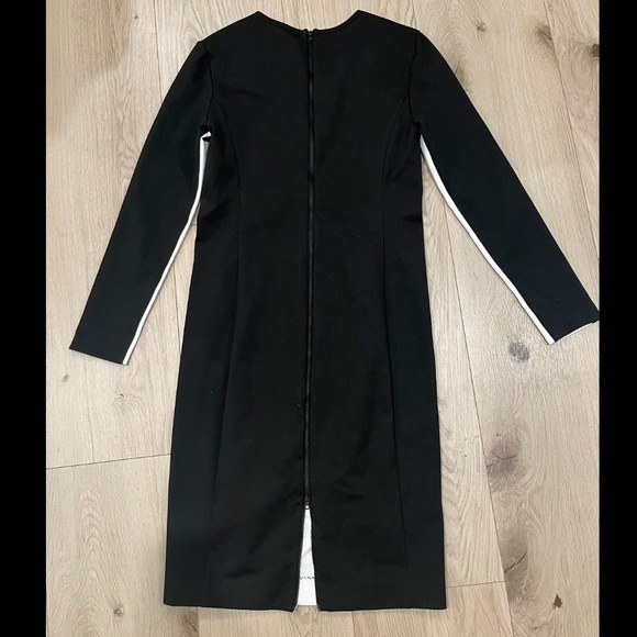 Narciso Rodriguez for Design Nation slim two-toned Ponte dress size M - Picture 6 of 6